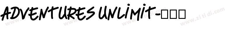 Adventures Unlimit字体转换